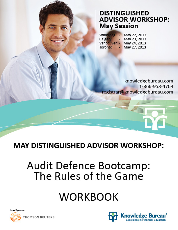 Audit Defence Bootcamp Workbook 2013 Image