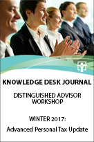 Advanced Personal Tax Update - Knowledge Desk Journal Image
